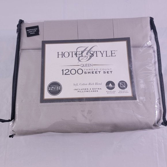 Hotel Style Other - Hotel Style 1200 Thread Count Soft Cotton Sheet Set - Queen Size